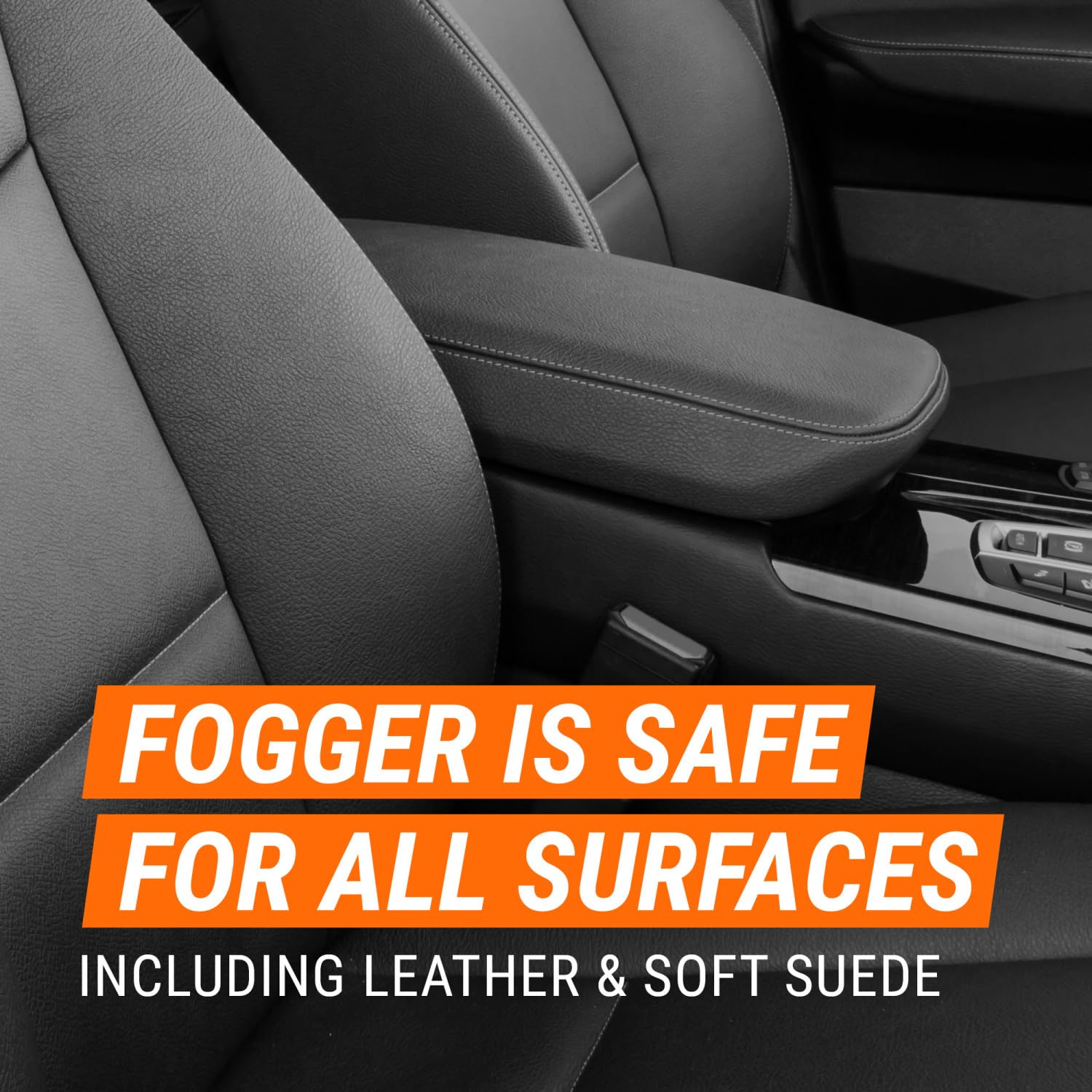 Armor All fogger emitting fine mist showing HVAC penetration benefit