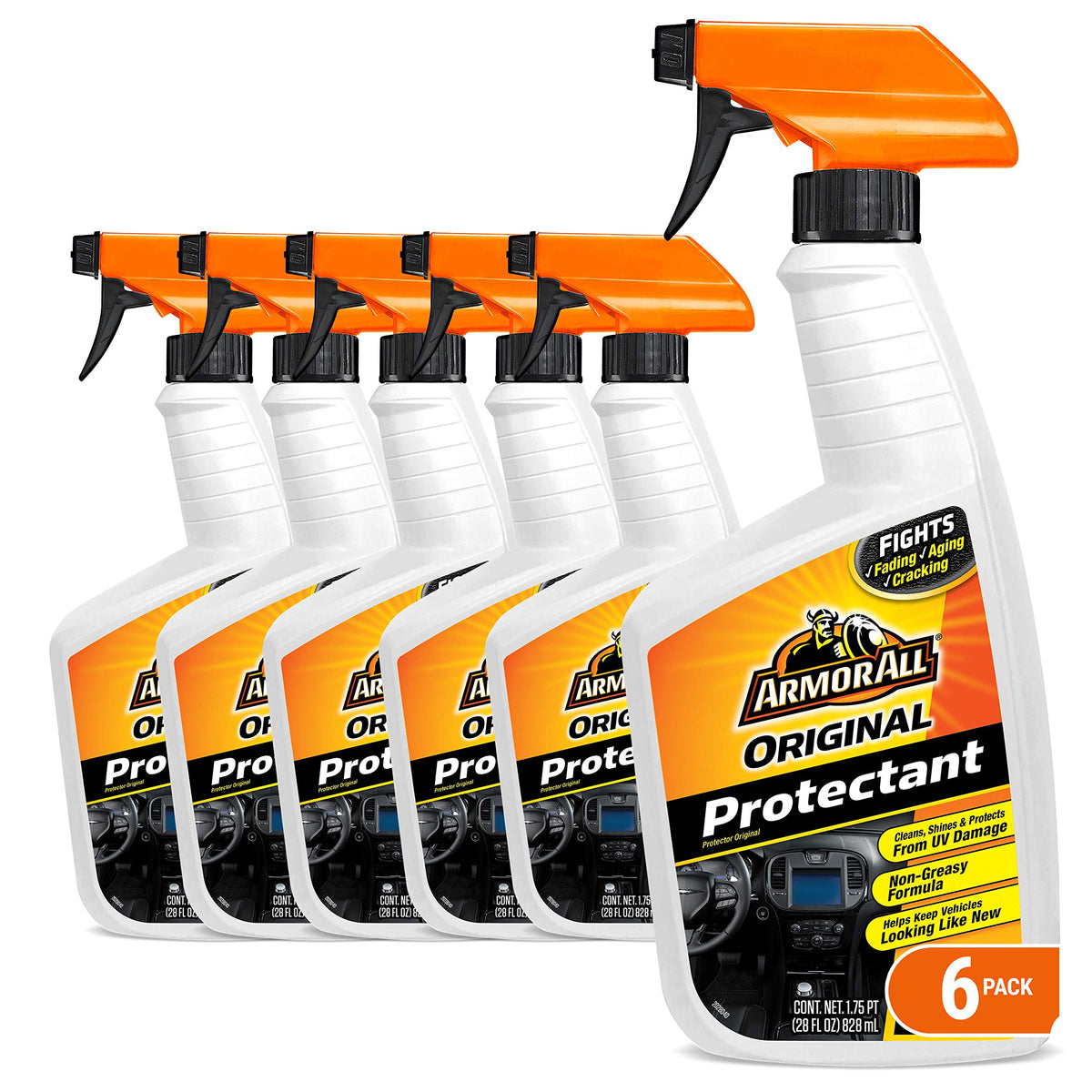 Armor All front packaging 28oz showing brand and clear protective benefit