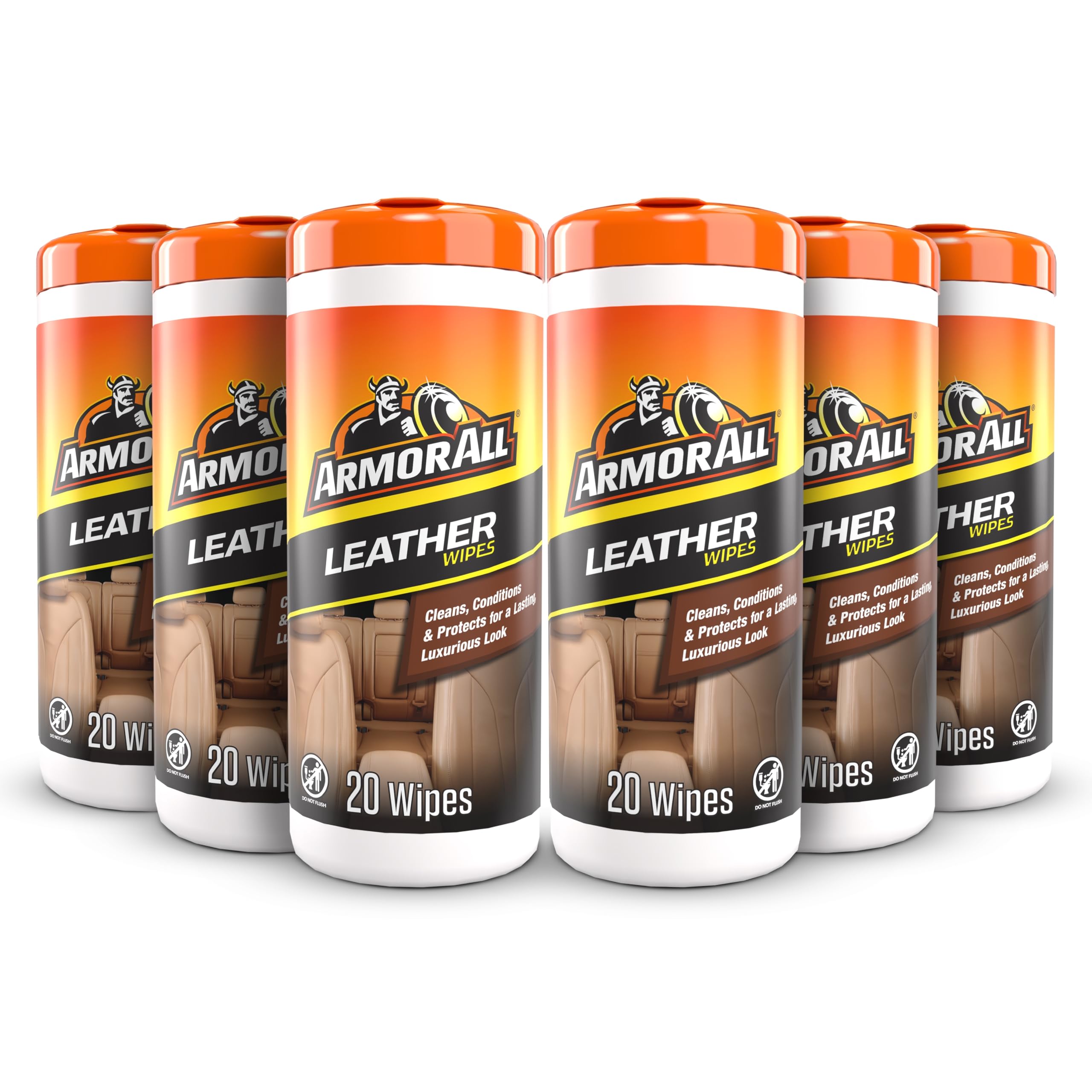 Armor All front packaging showing leather wipes and convenience