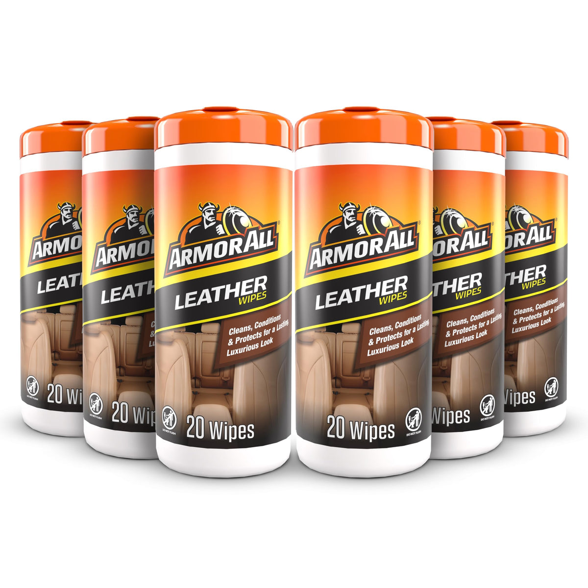 Armor All front packaging showing leather wipes and convenience