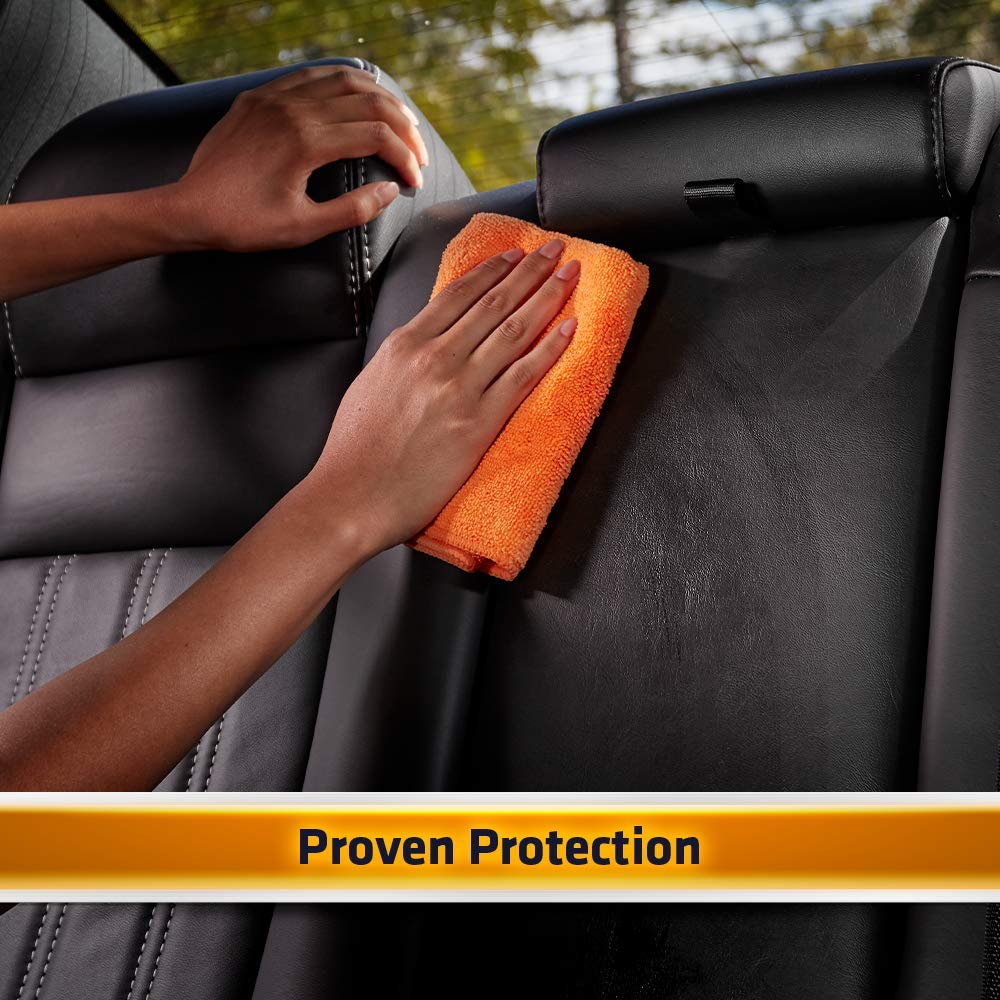 Armor All used on a vehicle interior highlighting protection and appearance
