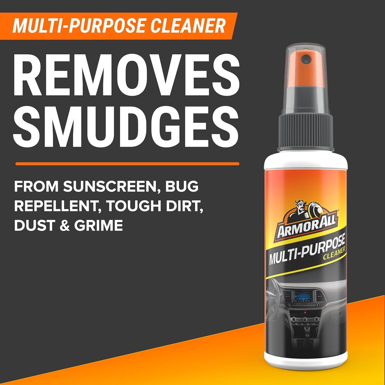 Armor All original protectant label visible showing UV defense benefit