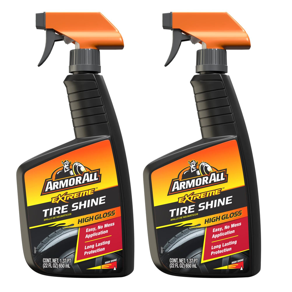 Armor All front packaging showing two cans and clear product benefit