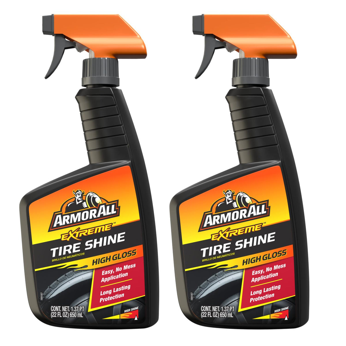 Armor All front packaging showing two cans and clear product benefit