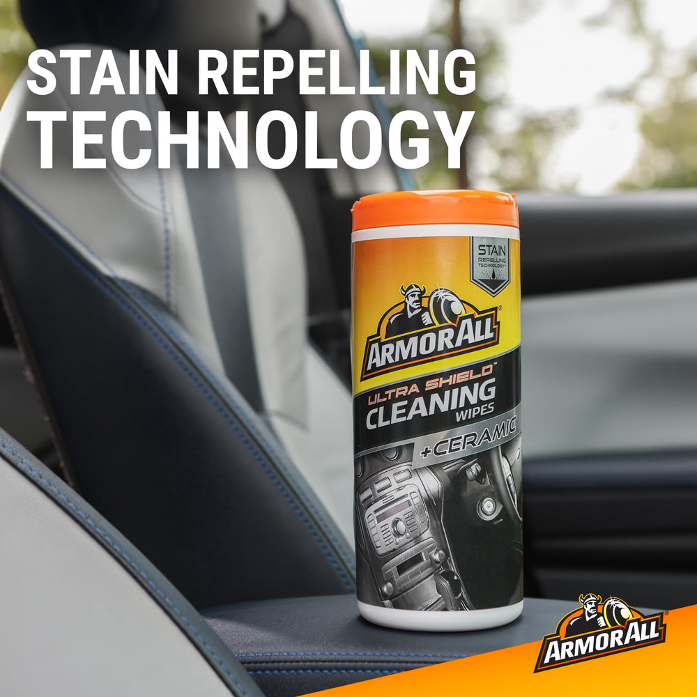 Armor All wipe close-up texture showing strong sheet and cleaning agents
