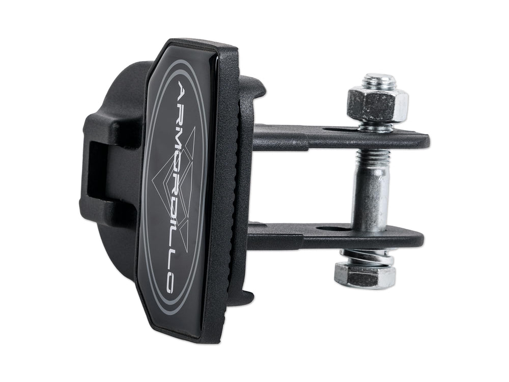 Armordillo deployed step side profile providing a stable foothold for loading