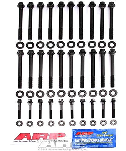 ARP head bolt kit front package showing bolts and label for reliable clamping