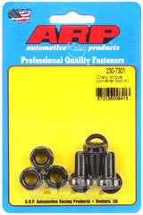 ARP torque converter bolt kit front packaging showing bolts and benefits