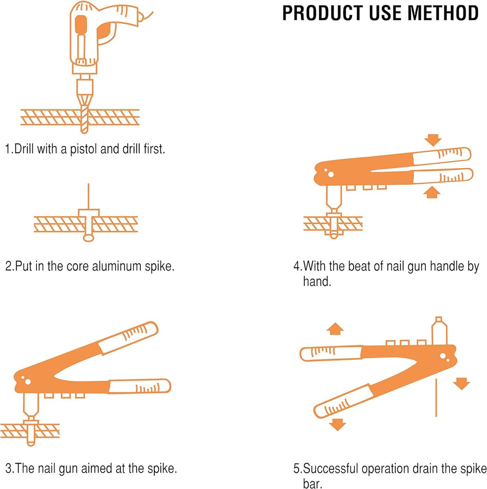 Arrow Fastener interchangeable heads displayed for size versatility