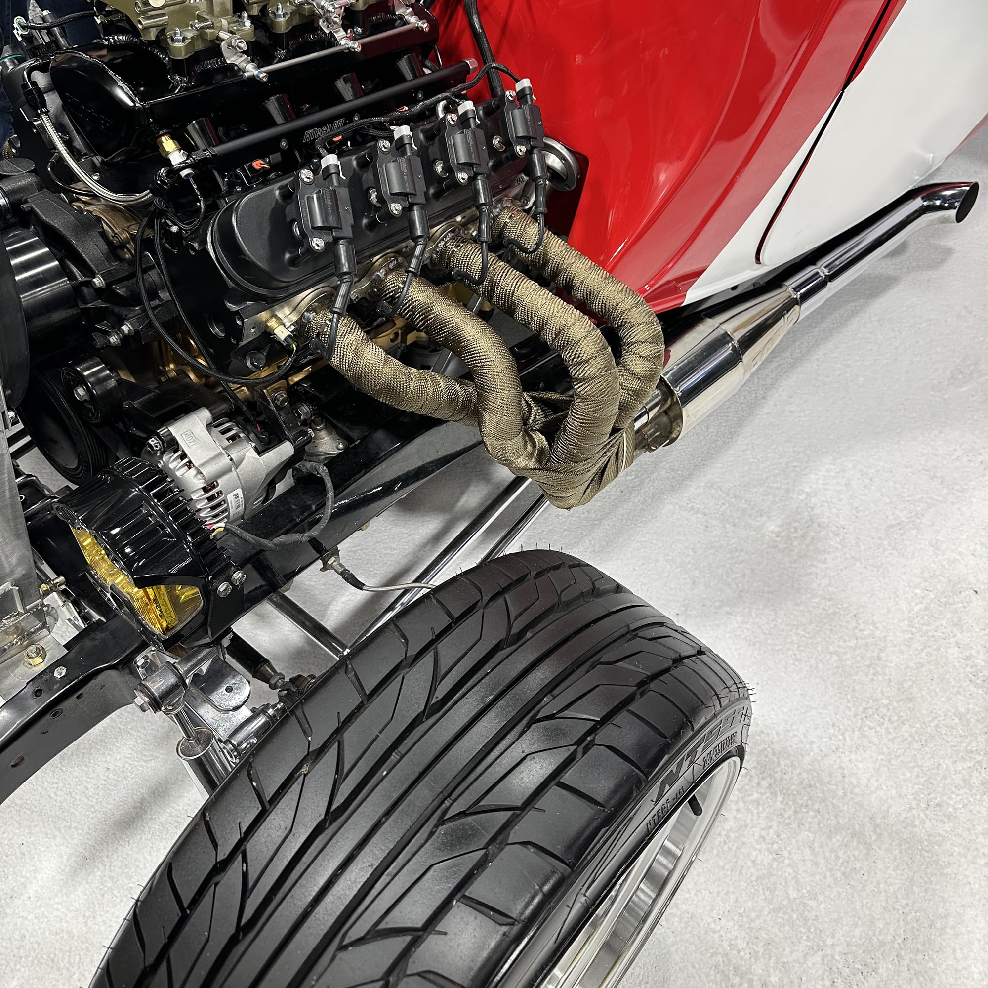 ARTR in-garage on performance build illustrating lower engine-bay temperatures