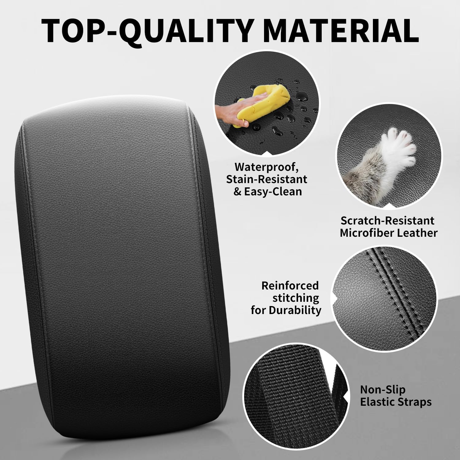 Asgohme elastic strap detail showing secure installation and nonintrusive fit