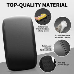 Asgohme elastic strap detail showing secure installation and nonintrusive fit
