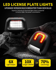 Asgohme red U-shaped accent strip detail highlighting modern styling