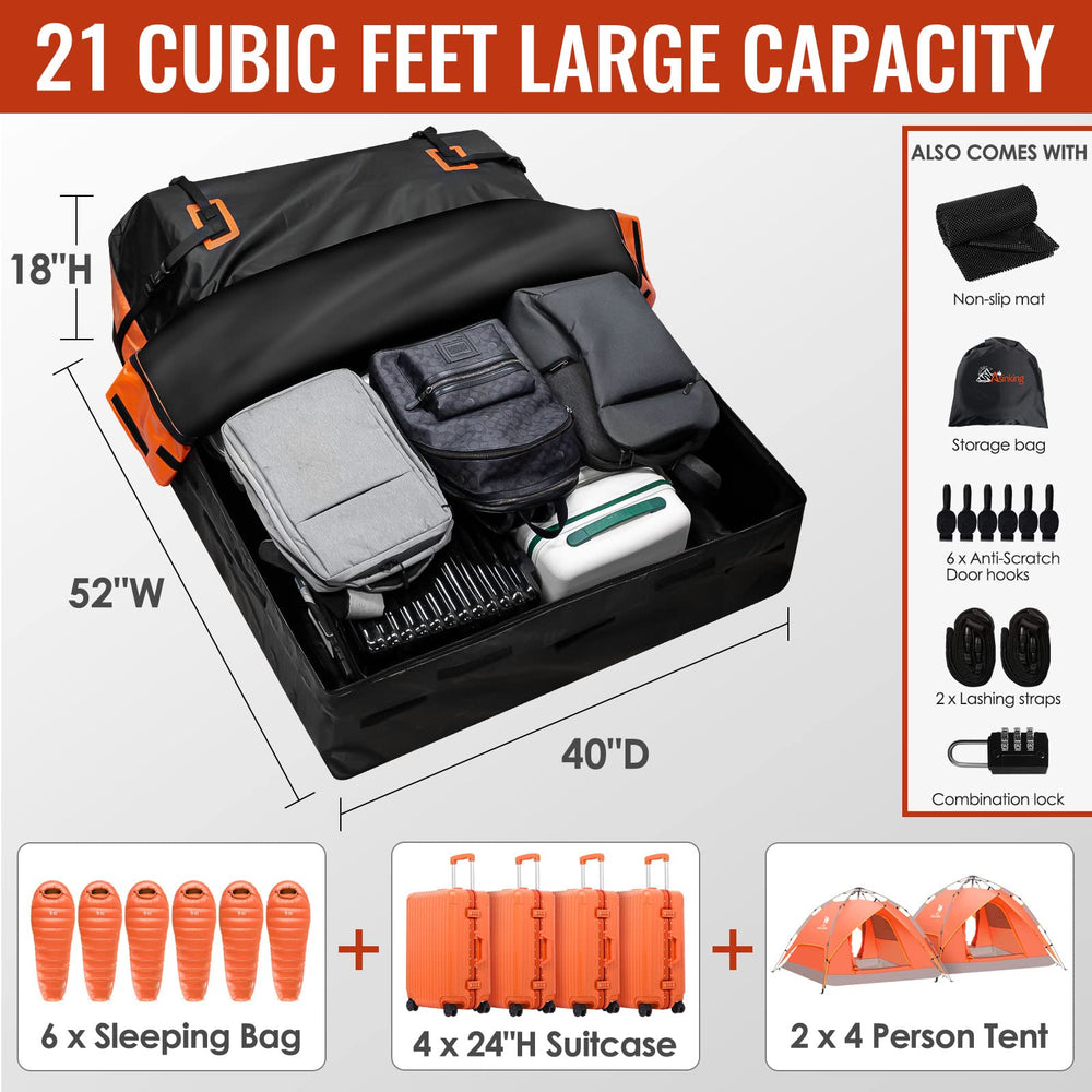 Asinking anti-slip mat and padded hooks protecting vehicle finish and stability