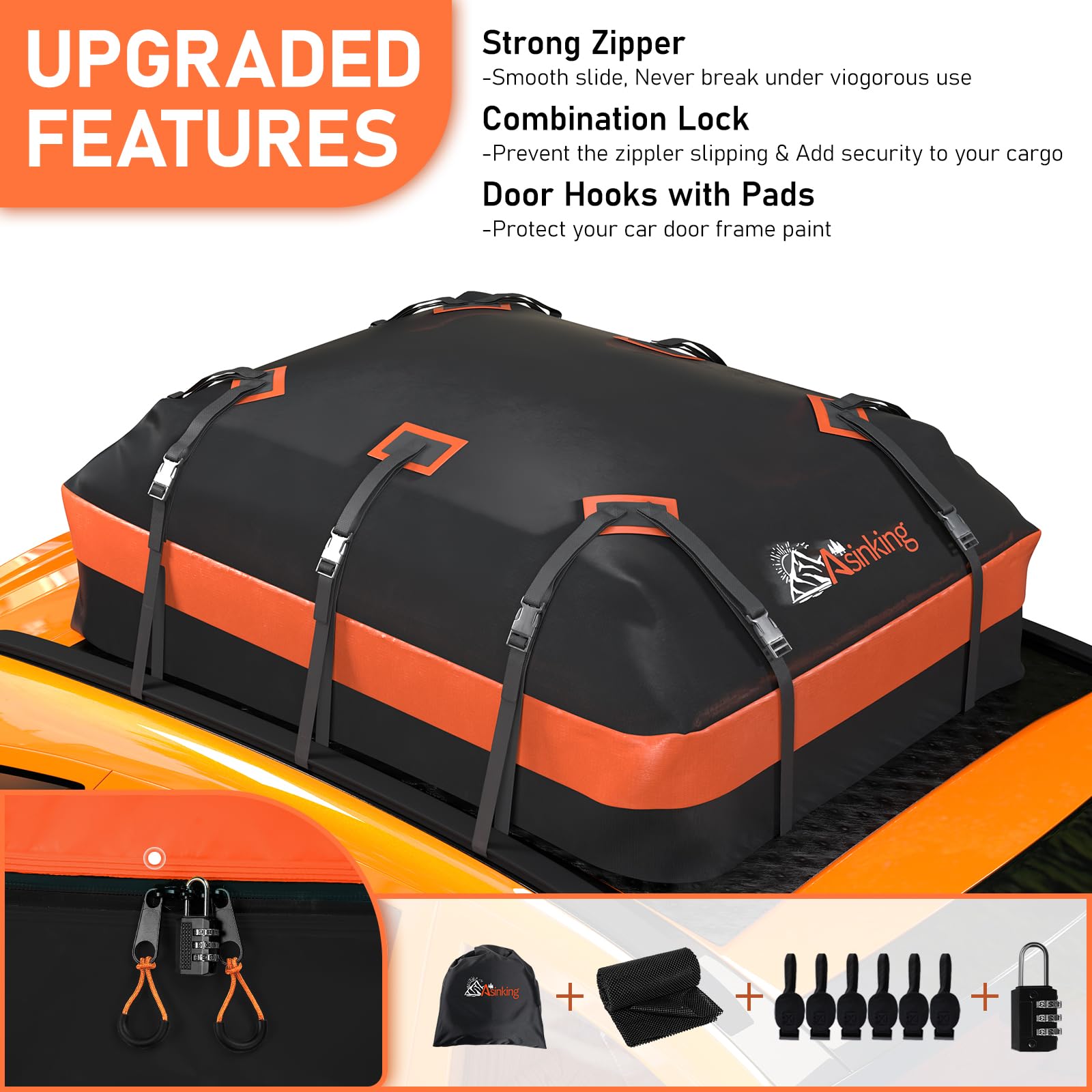 Asinking close-up welded seam texture highlighting durable waterproof construction