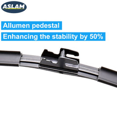 ASLAM aerodynamic spoiler profile improving high-speed stability and windshield contact