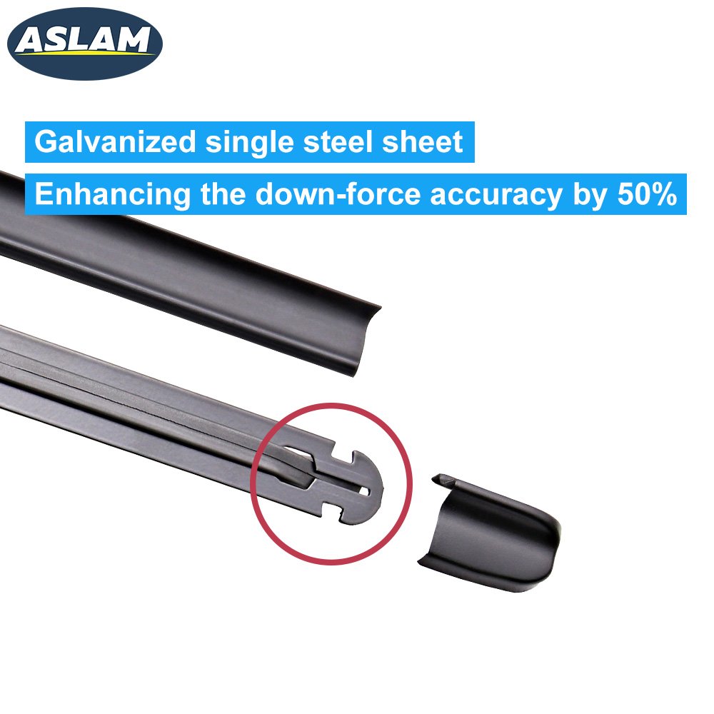 ASLAM zinc-alloy pedestal detail ensuring secure fit and reduced blade lift