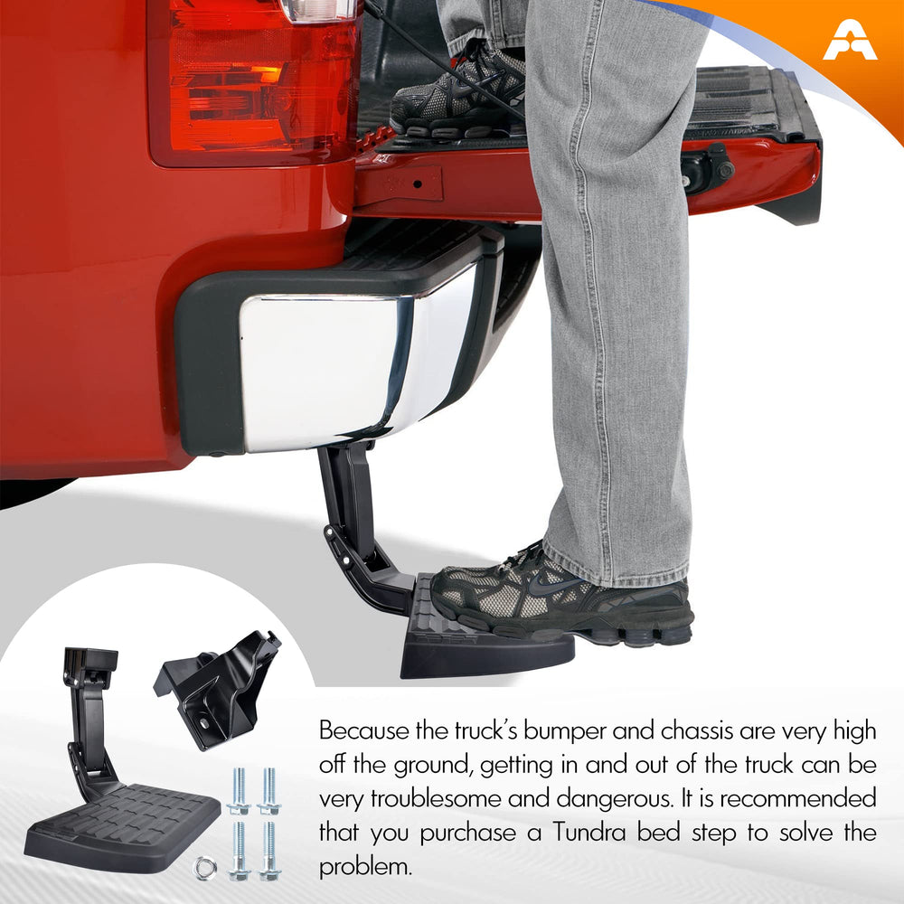 ASOPARTS installed on Tundra rear showing convenient cargo access