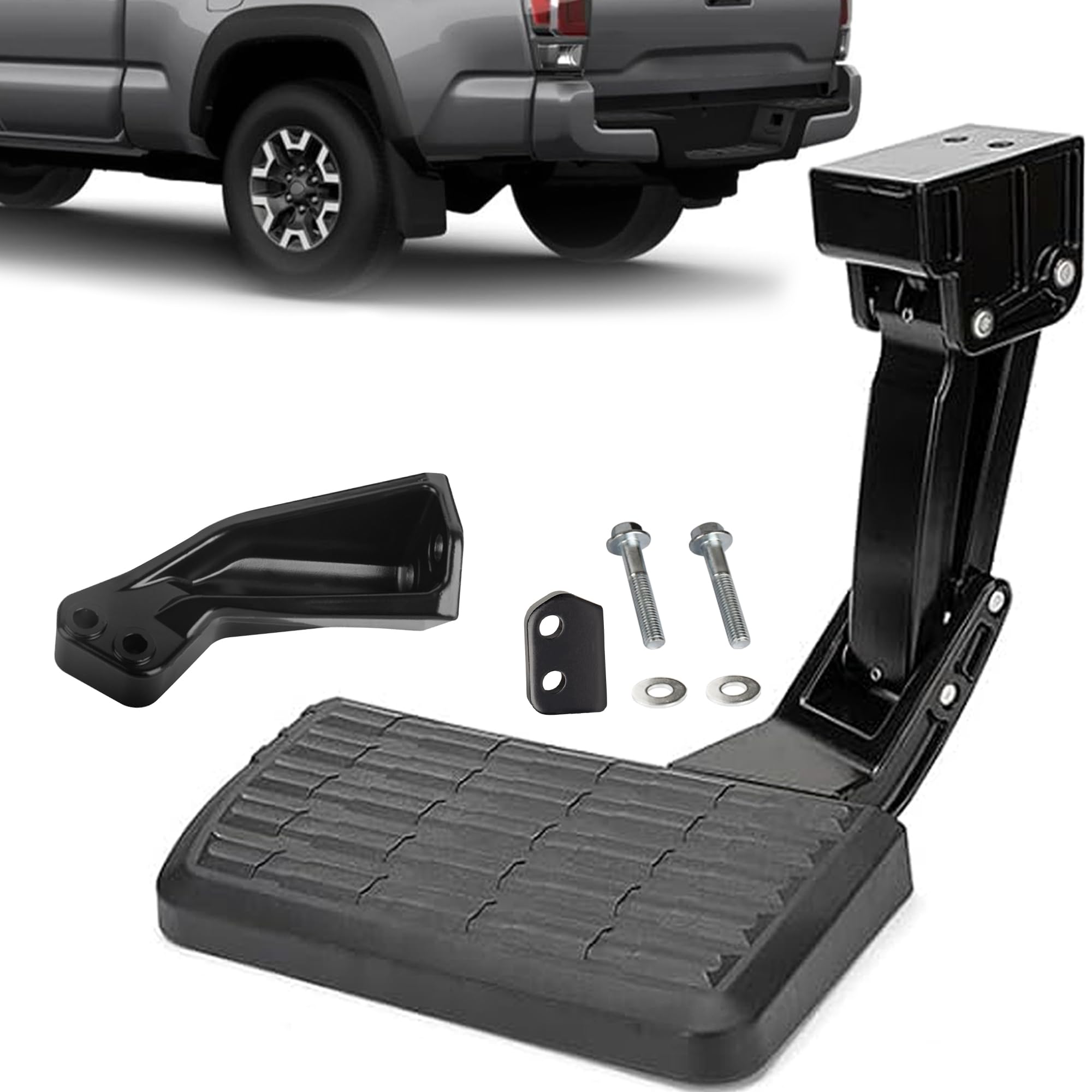 ASOPARTS front view of Tacoma tailgate step showing OEM fit and easy access