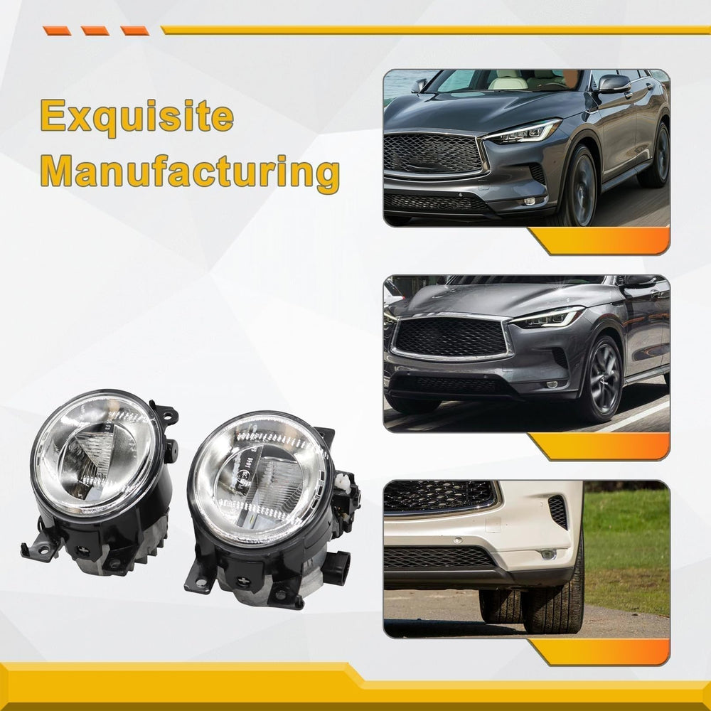 Aspaton fog lights beam pattern at night, reduces glare and enhances road clarity