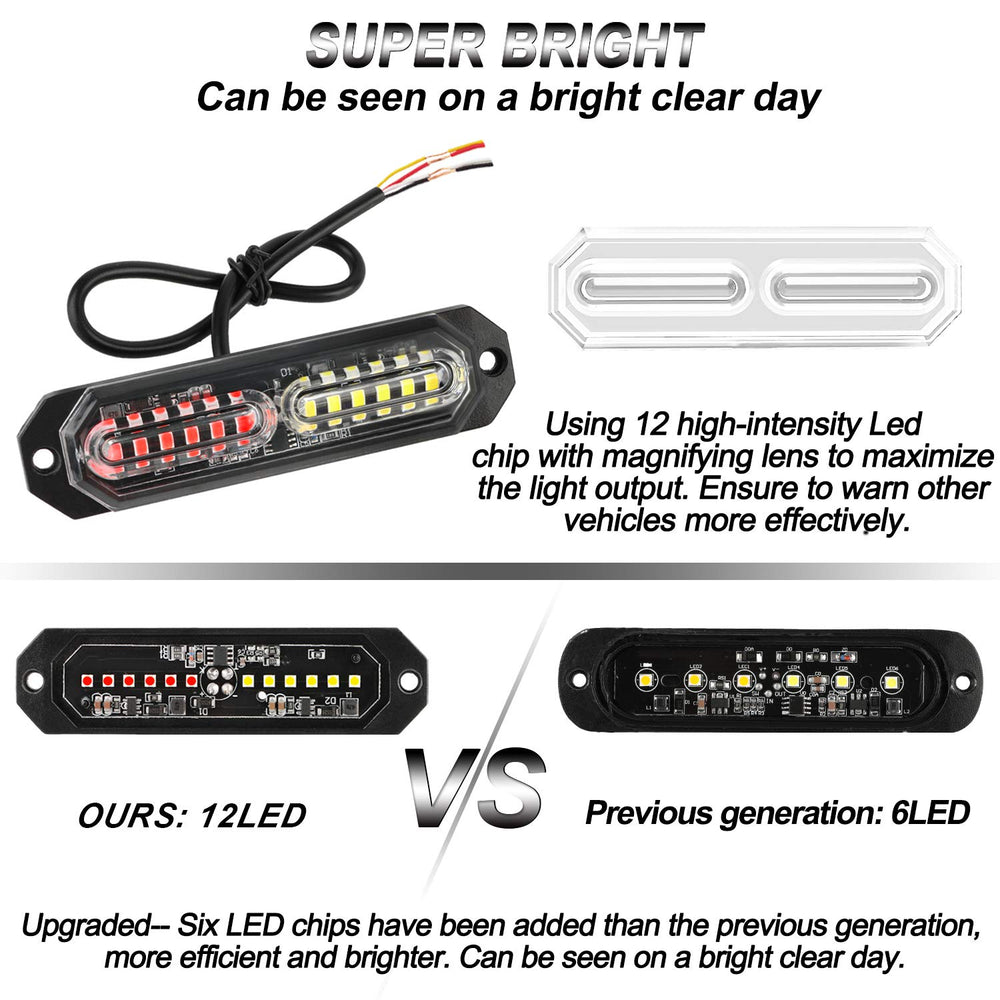 ASPL close-up of 12-LED array highlighting concentrated brightness and lens clarity