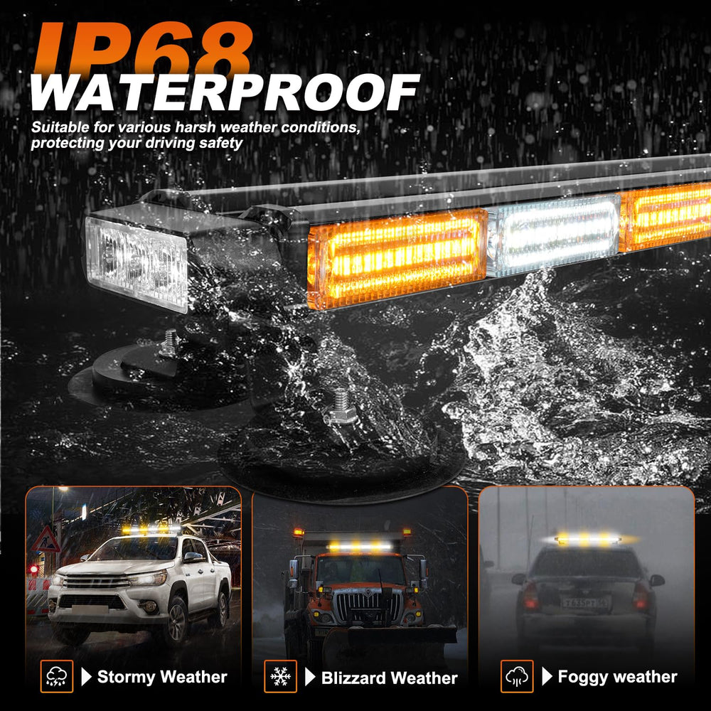 ASPL rooftop strobe installed on service truck for on-site visibility