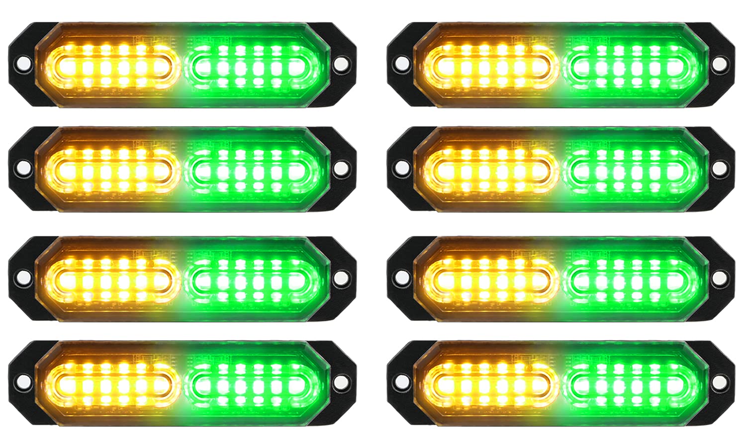 ASPL strobe front view showing LEDs and compact housing for strong roadside visibility