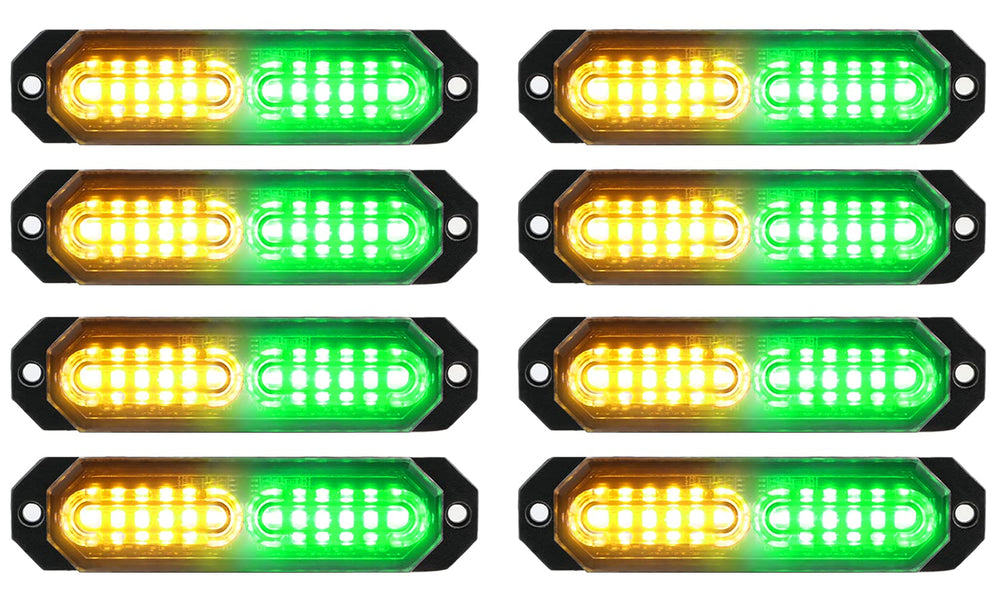 ASPL strobe front view showing LEDs and compact housing for strong roadside visibility