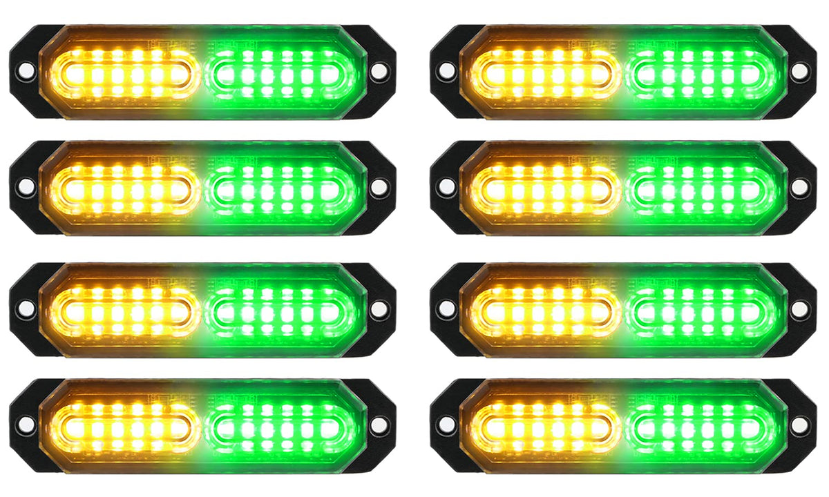 ASPL strobe front view showing LEDs and compact housing for strong roadside visibility