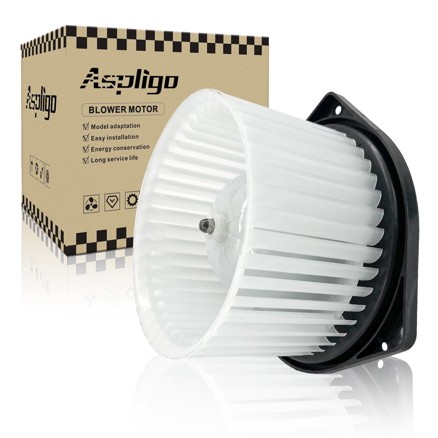 Aspligo front assembly view showing fitment and restored airflow benefit