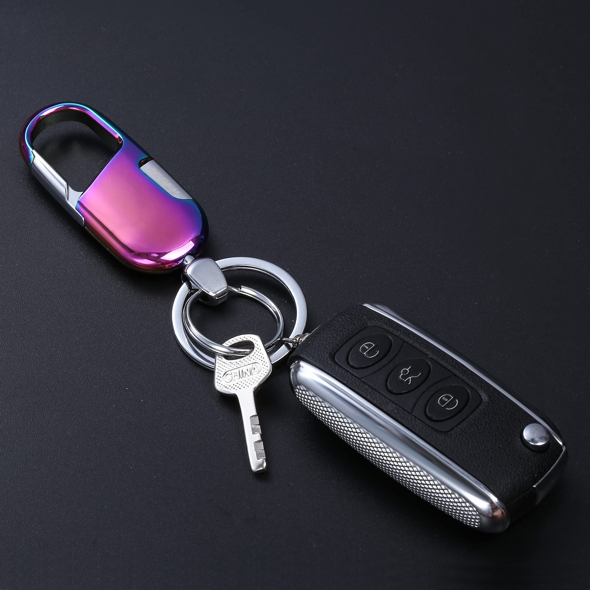 ASSCV clipped to belt loop showing secure carry and easy reach