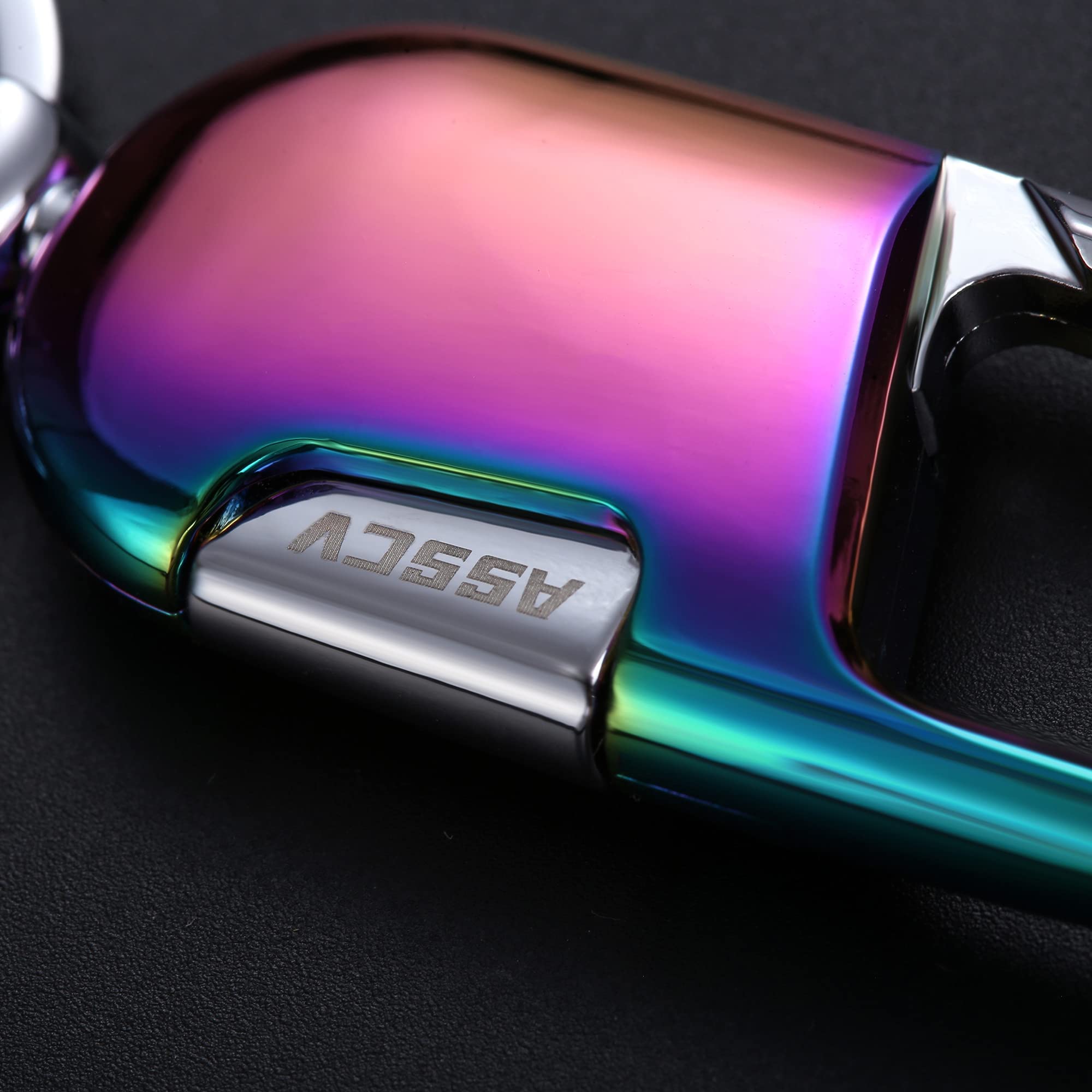 ASSCV keychain presented in metal gift box ready for gifting