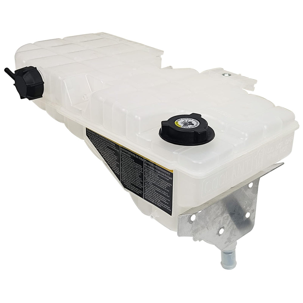 ASTAMOTOR front view coolant reservoir showing correct fit and robust construction
