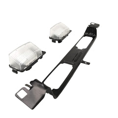 ASTAMOTOR front view of license plate frame showing clean OEM-style appearance and fit