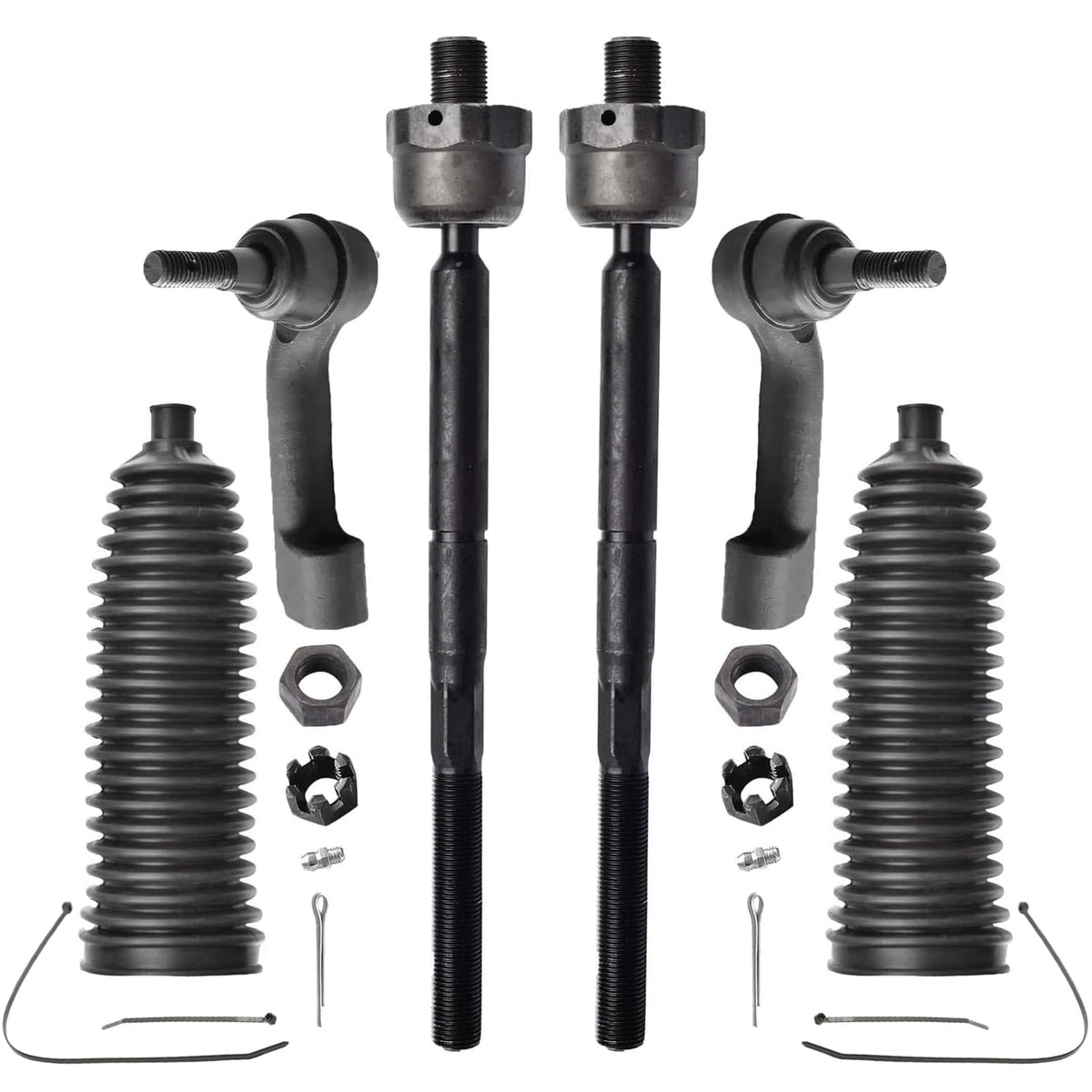 ASTARPRO front tie rod kit in package showing complete contents and fitment benefits