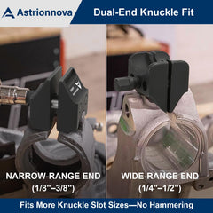Astrionnova pry tool showing 1/2-inch drive interface for controlled breaker bar use