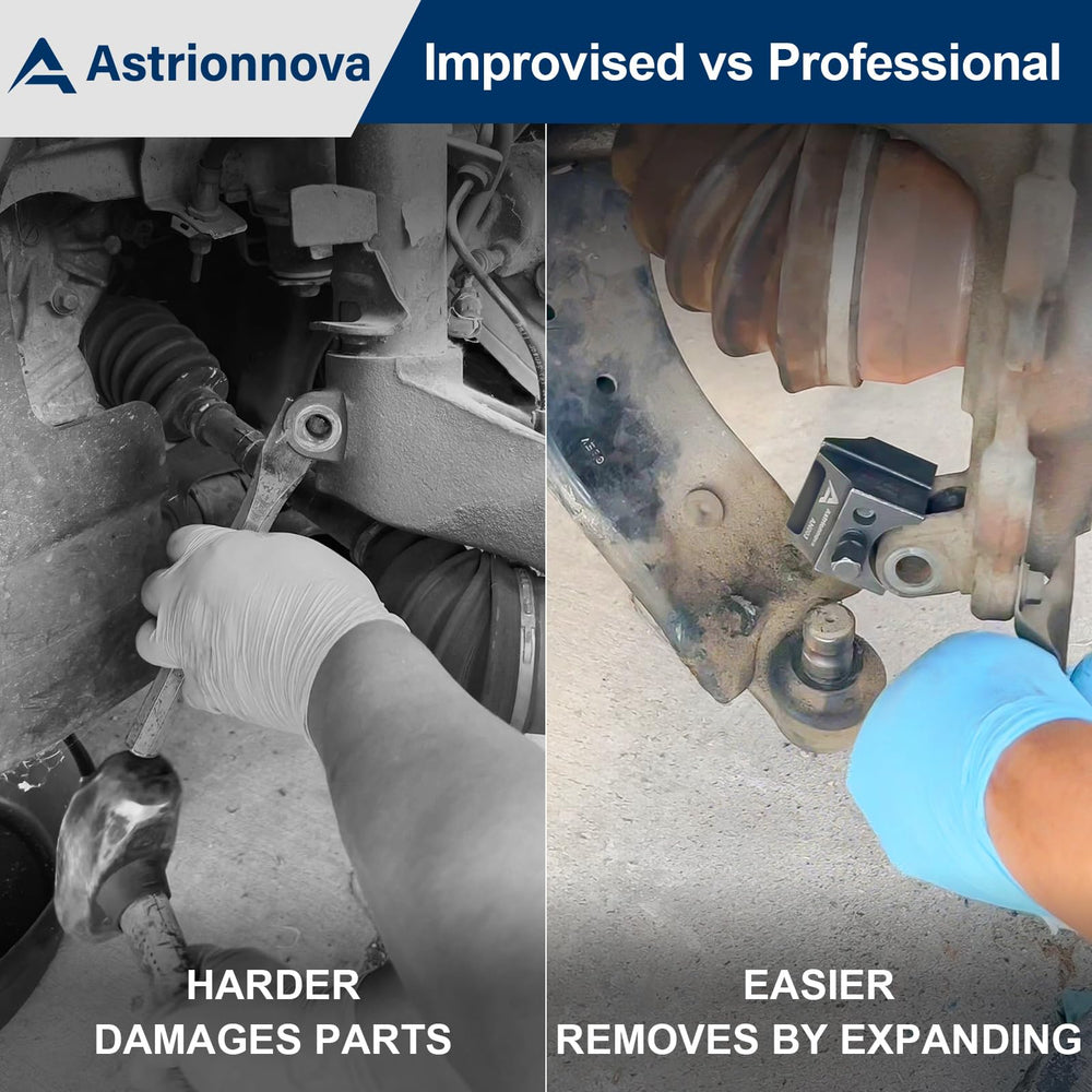 Astrionnova tool set held in hand to show compact size and shop portability
