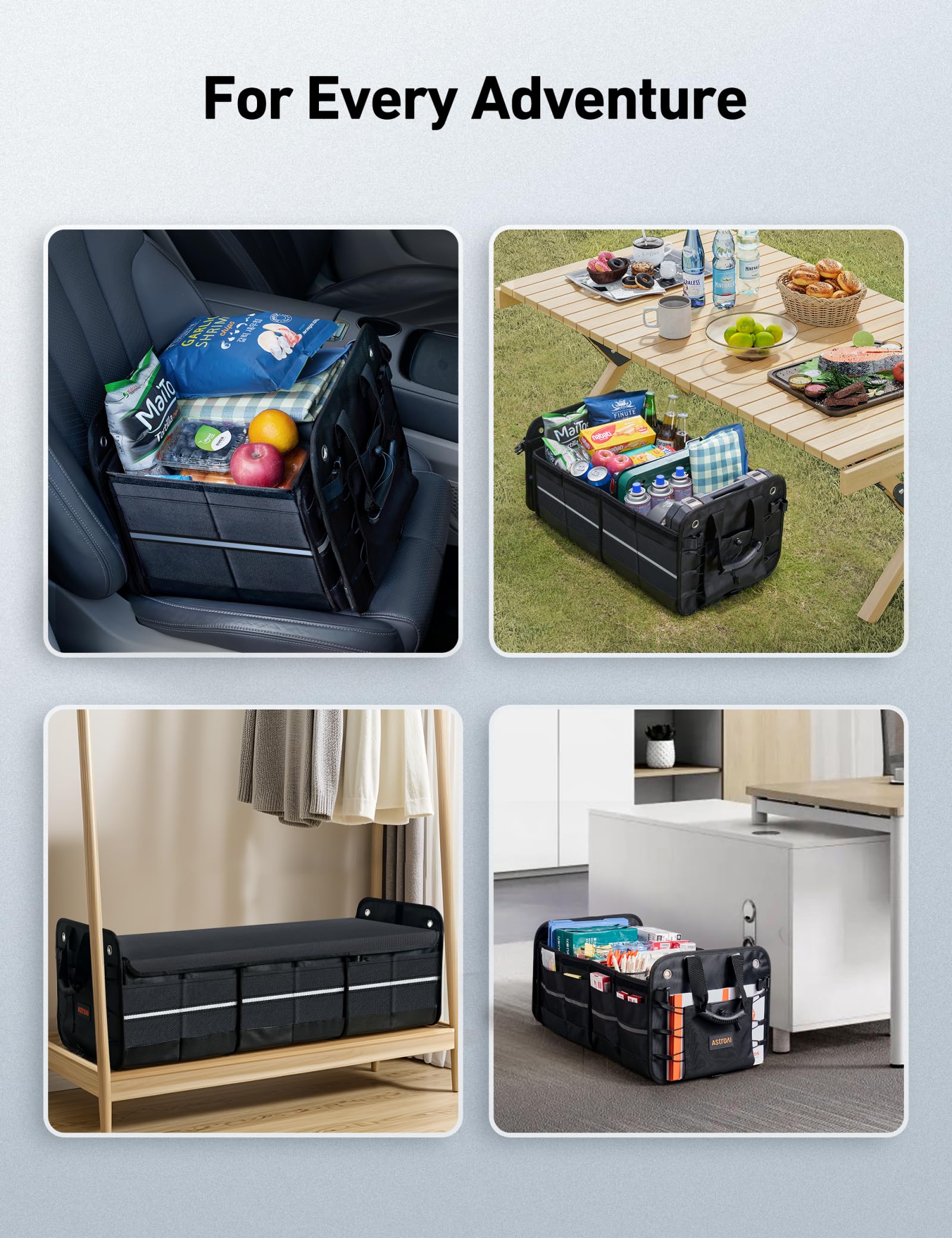 AstroAI foldable cover closed providing privacy and protection for belongings during travel