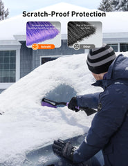 AstroAI detailed ice scraper edge, breaks compacted ice effectively