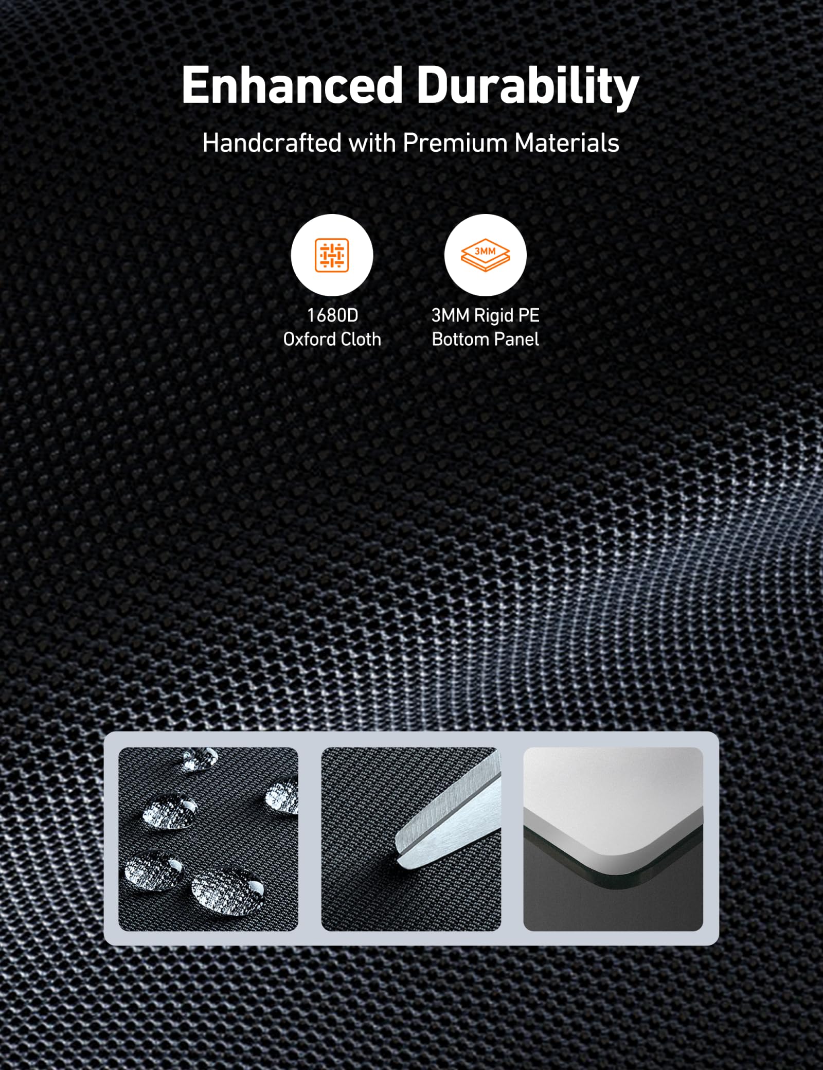 AstroAI detailed side pockets view showing storage options and quick-access benefit