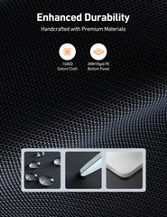 AstroAI detailed side pockets view showing storage options and quick-access benefit