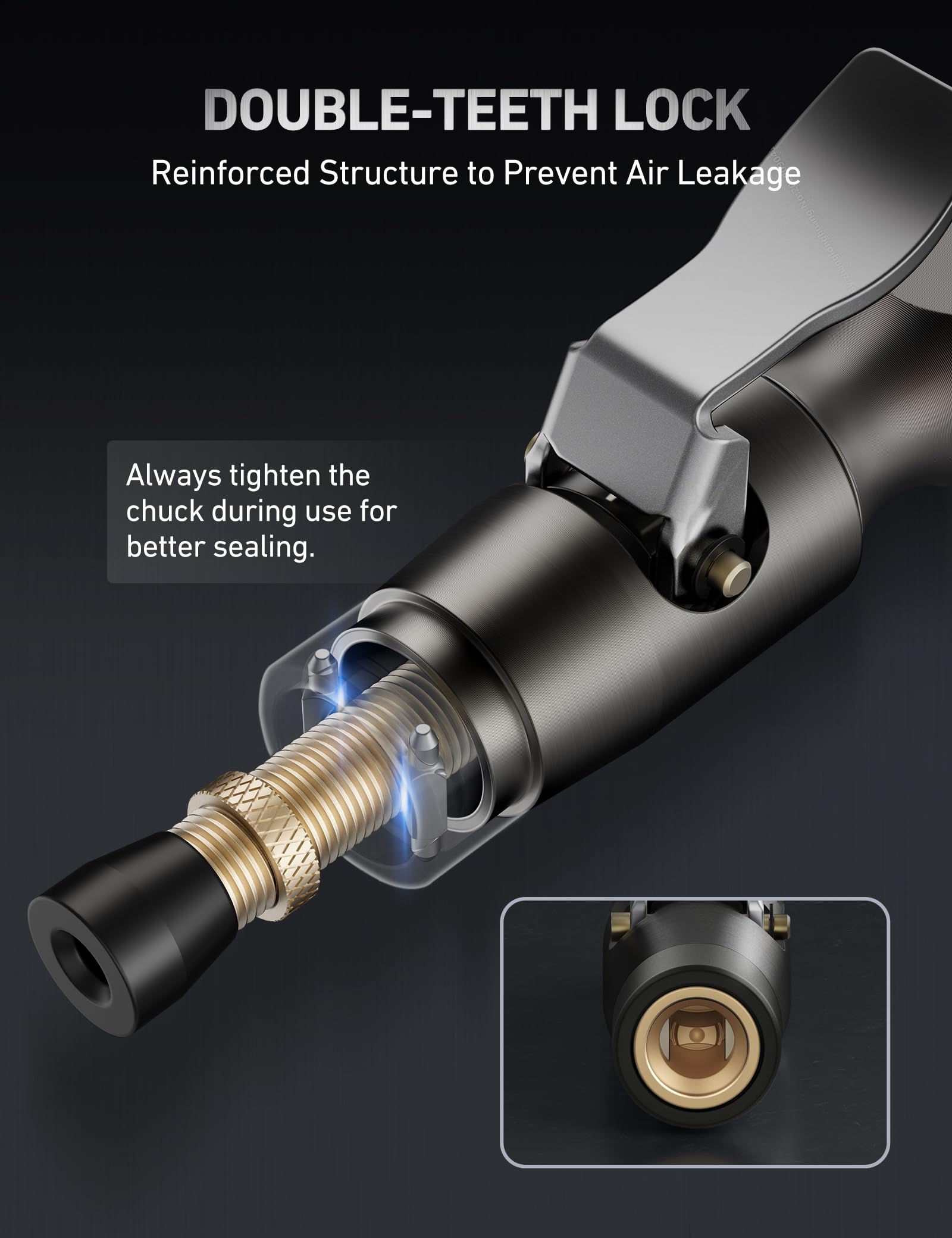 AstroAI side profile showing 1/4" female NPT thread for compatibility