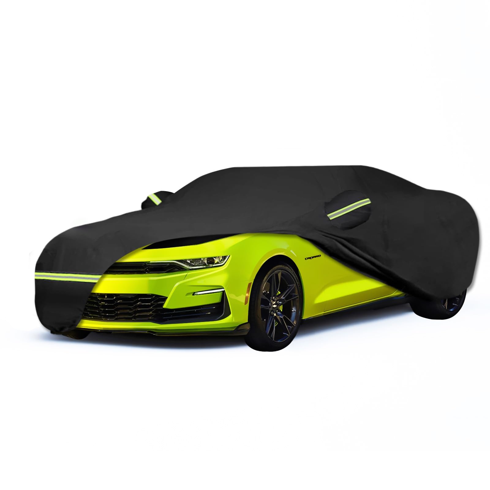 ATBKJ front view of cover fitted on Chevy Camaro showing full protection