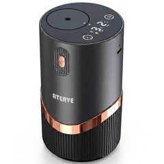 Aterve diffuser front view showing sleek aluminum body and compact design for elegant placement