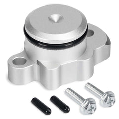 Atesilor block off kit front assembly showing plug and hardware for durable conversion