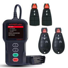 ATPSTOGO front view remote showing buttons and brand, ease of replacing lost fob