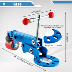 ATPTOOL nylon roller tip close-up demonstrating gentle contact to protect paint while rolling