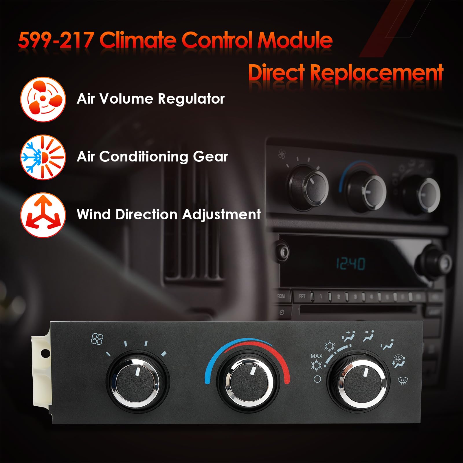 ATRACYPART close-up of buttons showing tactile detail for reliable control