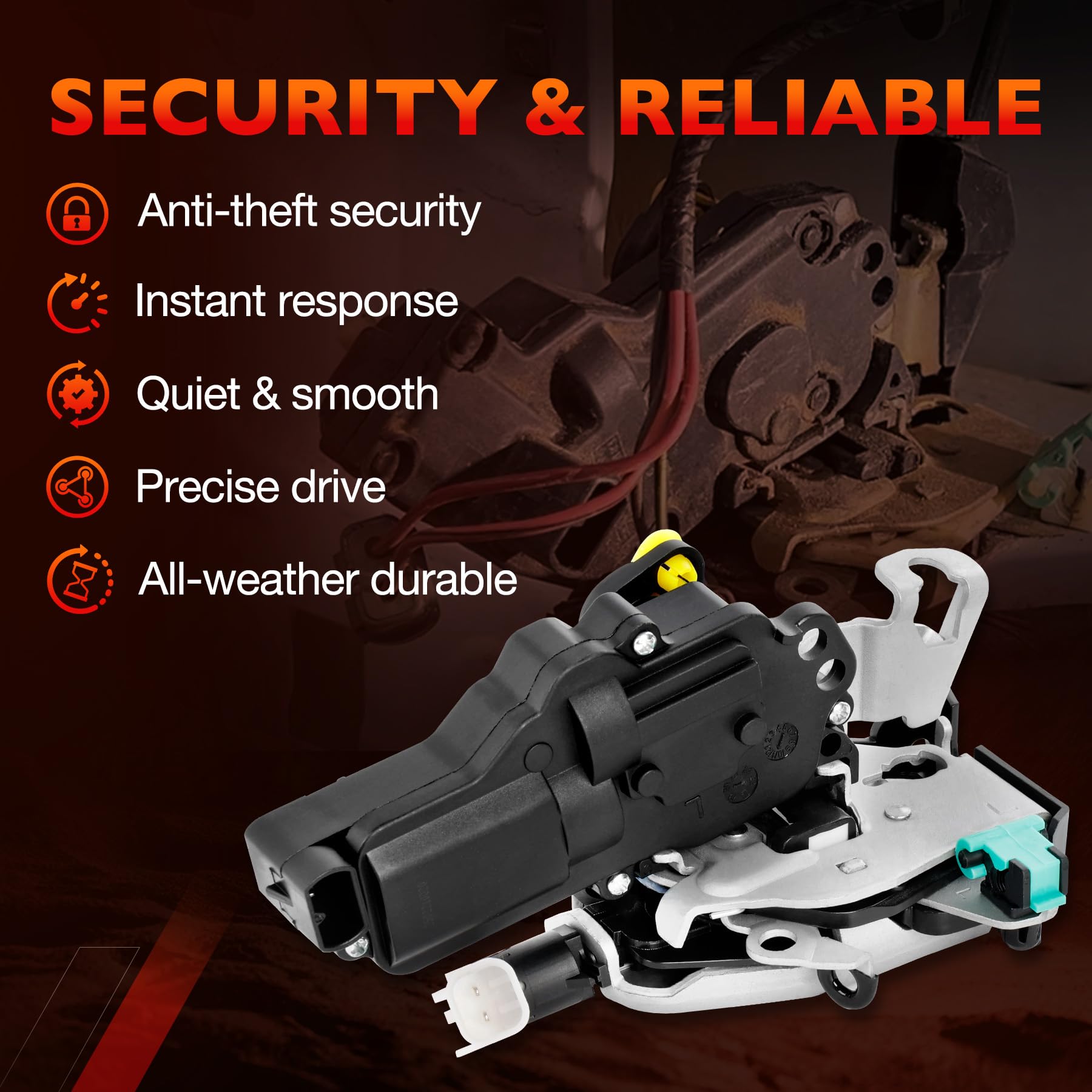 ATRACYPART reinforced plastic housing close-up showing durable texture and heat resistance