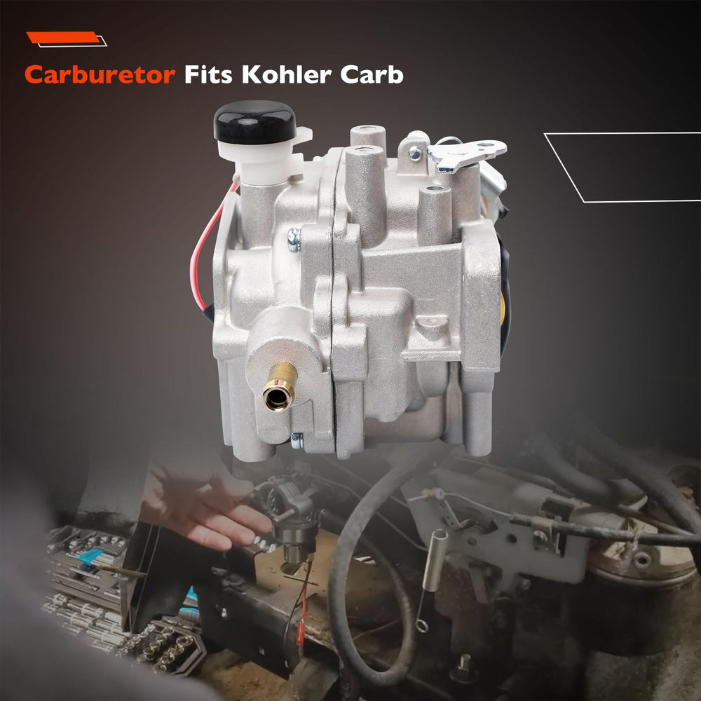 ATRACYPART carburetor installed on a Kohler engine showing direct compatibility